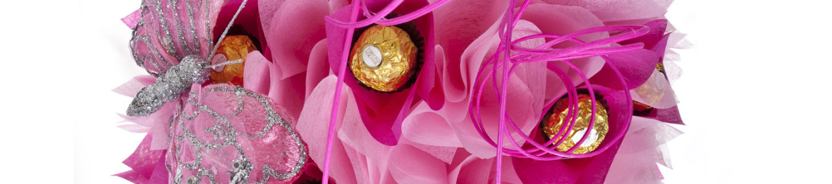 XXLarge Ferrero Rocher Silver Chocolate Bouquet - Sweet Gift